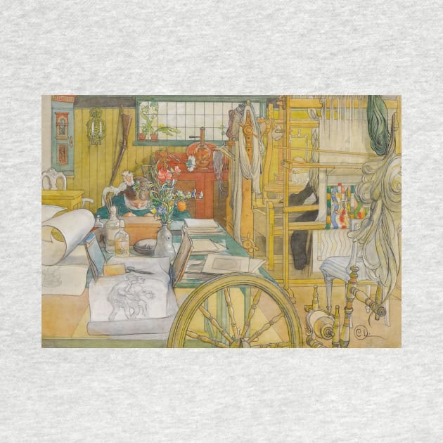 The Workshop by Carl Larsson by Classic Art Stall